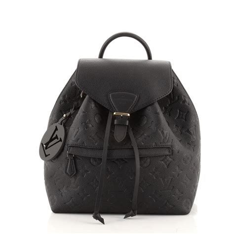 black louis vuitton backpack price|louis vuitton montsouris backpack black.